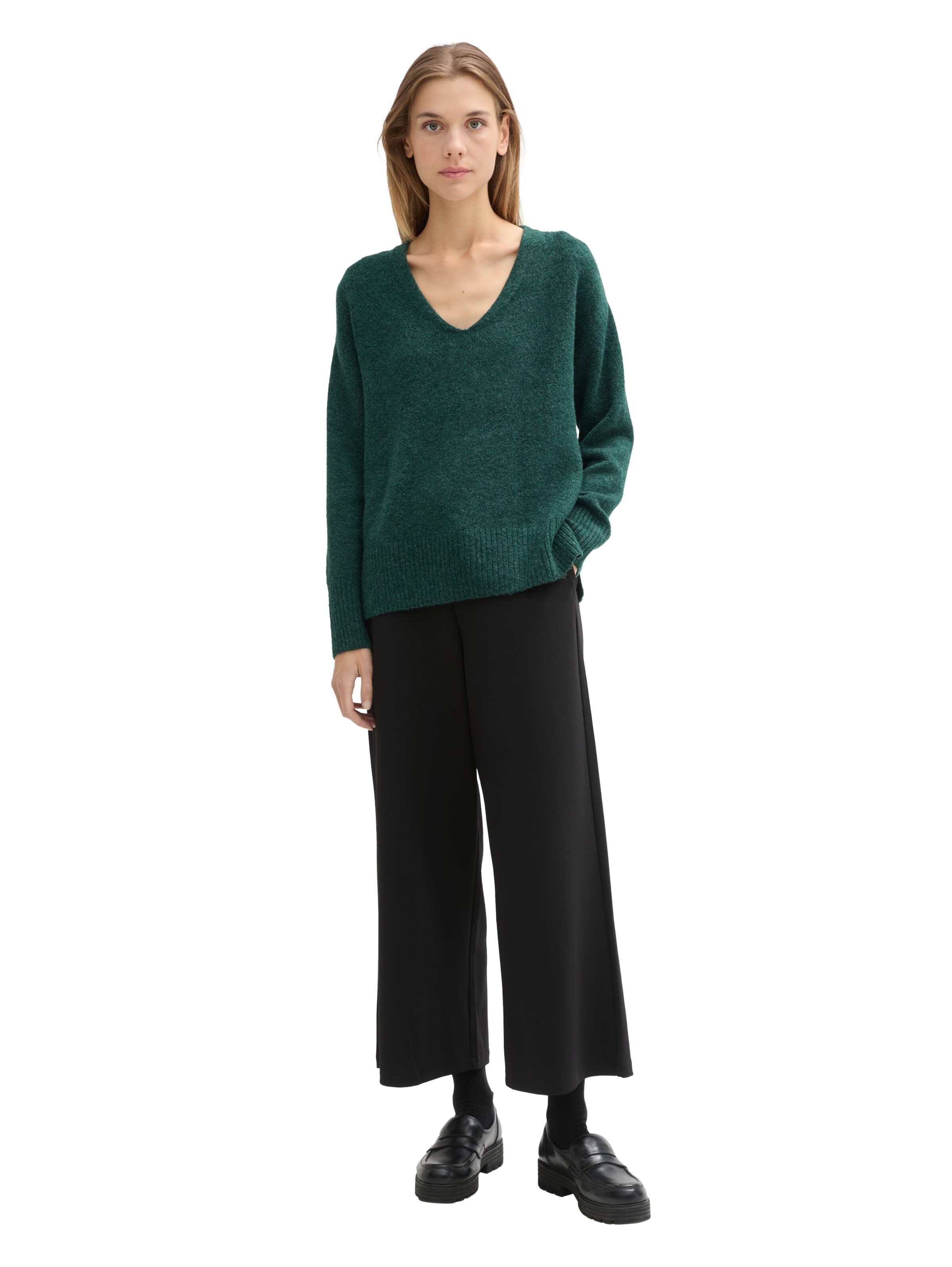 TOM TAILOR DENIM Sweater in Green