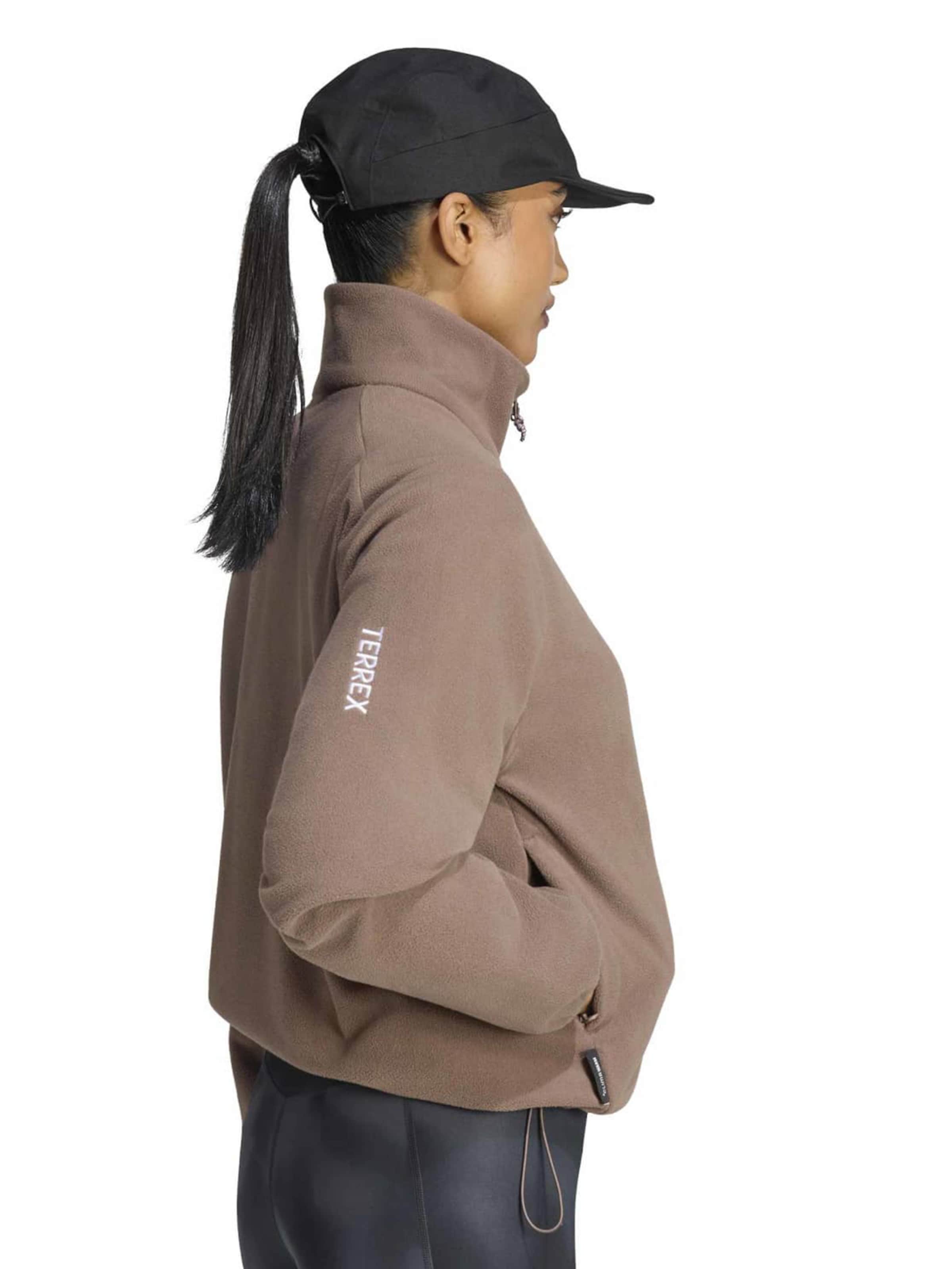 ADIDAS TERREX Bluza polarowa funkcyjna w kolorze brązowy