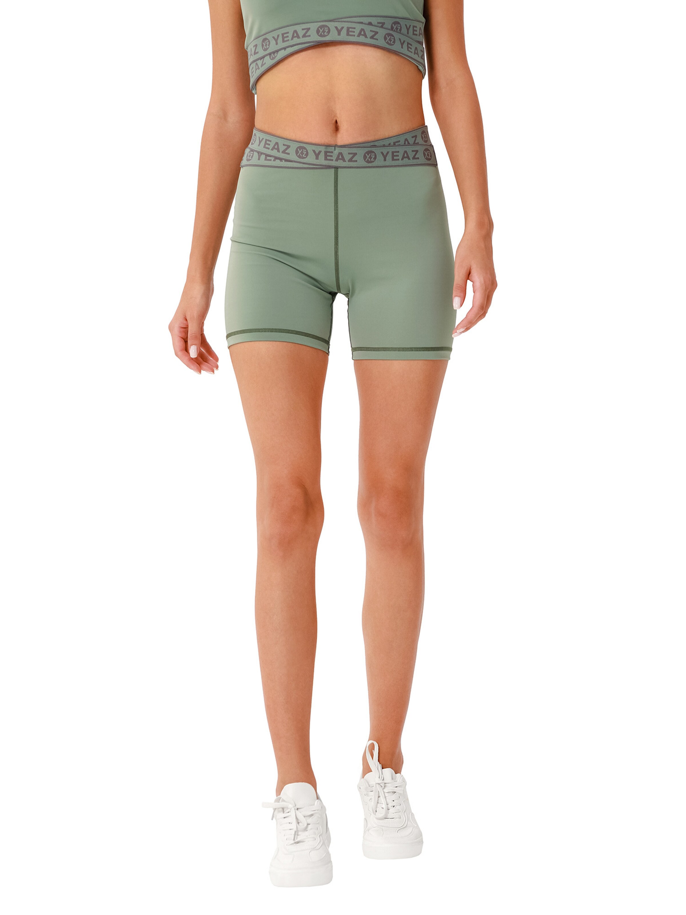 Coupe slim Pantalon de sport 'REVOLUTE' YEAZ en bleu : devant