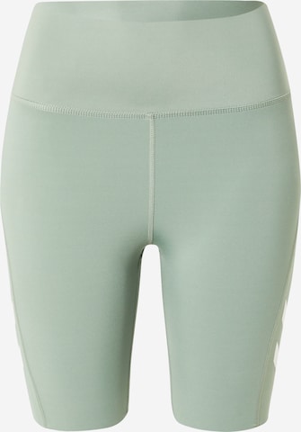 Hummel Skinny Sportovní kalhoty 'GRACE' – zelená: přední strana