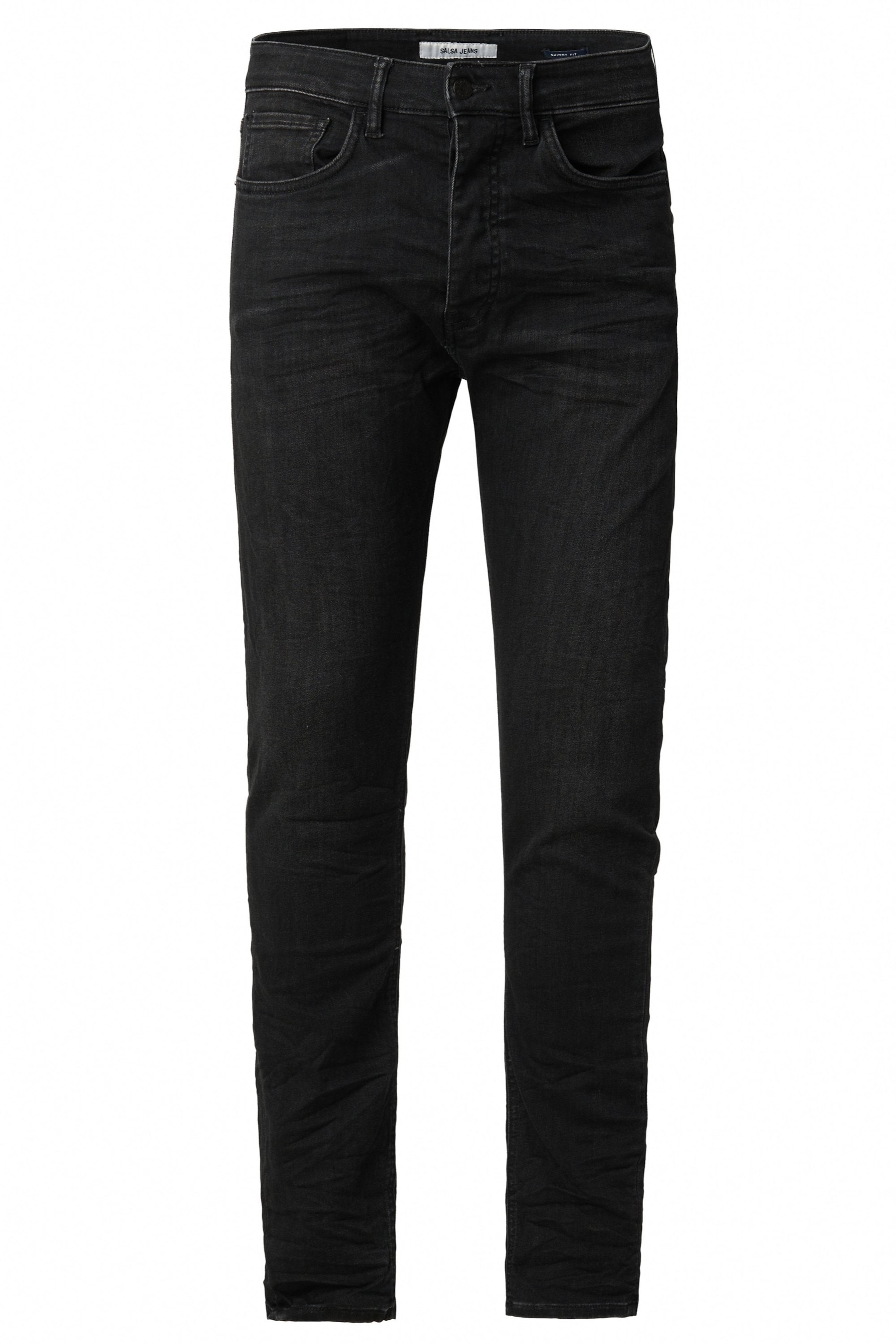 Skinny Jean Salsa Jeans en noir : devant
