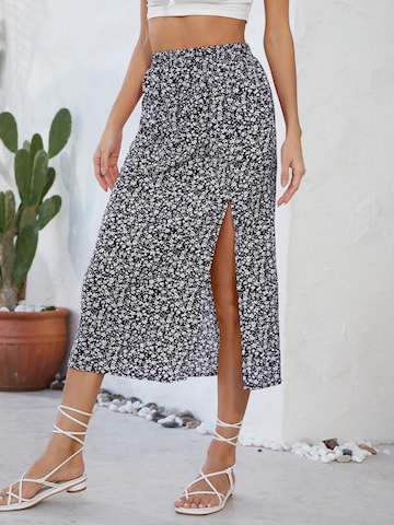Yesfashion Spódnica w kolorze czarny