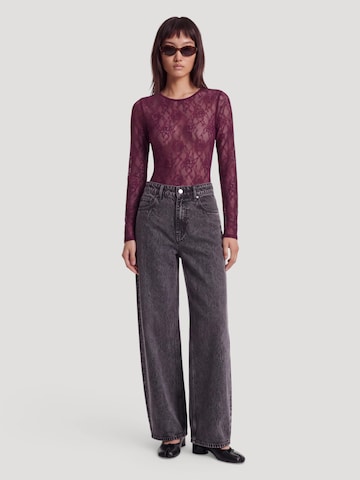 EDITED Shirt Bodysuit 'Janiya' in Purple