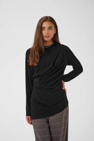 CULTURE - Top 'Camma' en negro: frente