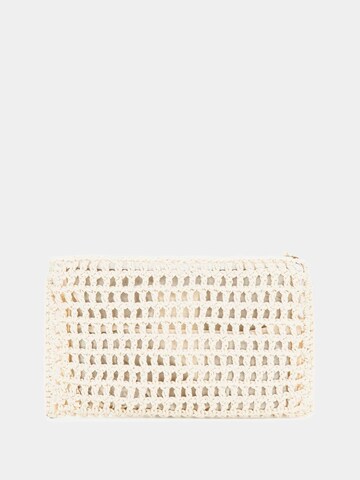 GUESS Kulturtasche 'Pochette' in Beige