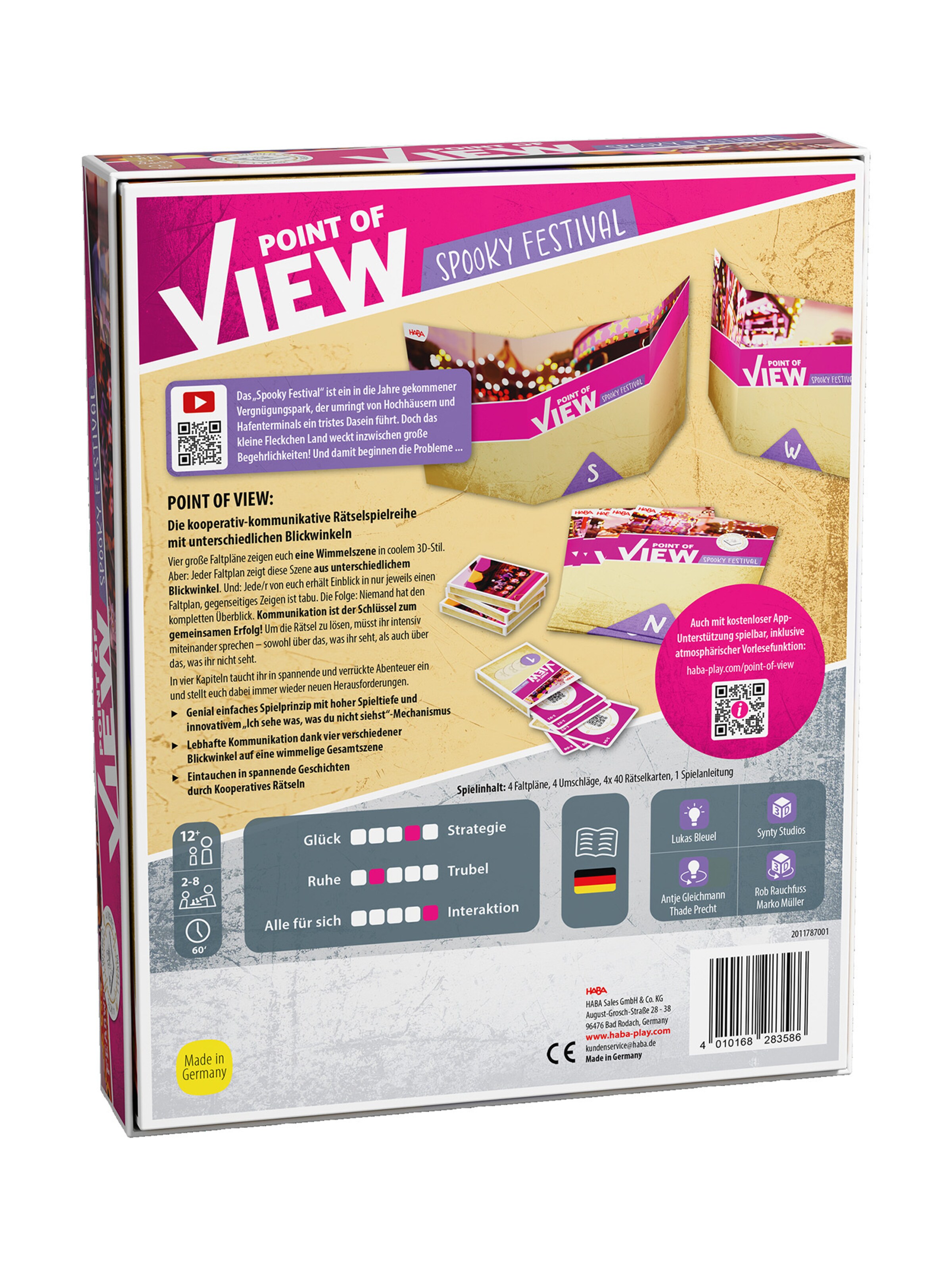 HABA Spel 'Point of View - Spooky Festival' in Gemengde kleuren