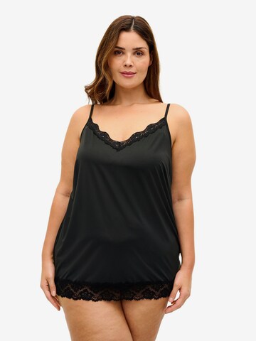 Zizzi Negligee 'DESTINY' in Black: front