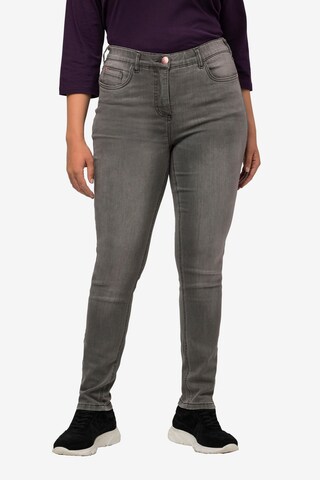 Ulla Popken Slim fit Jeans in Grey: front