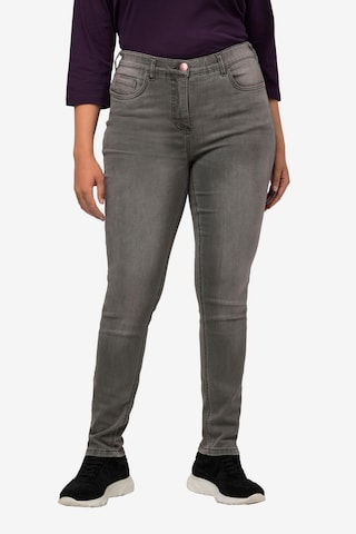 Ulla Popken Slim fit Jeans in Grey: front