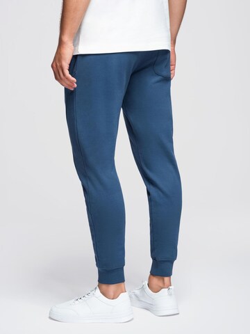 Ombre Tapered Trousers in Blue