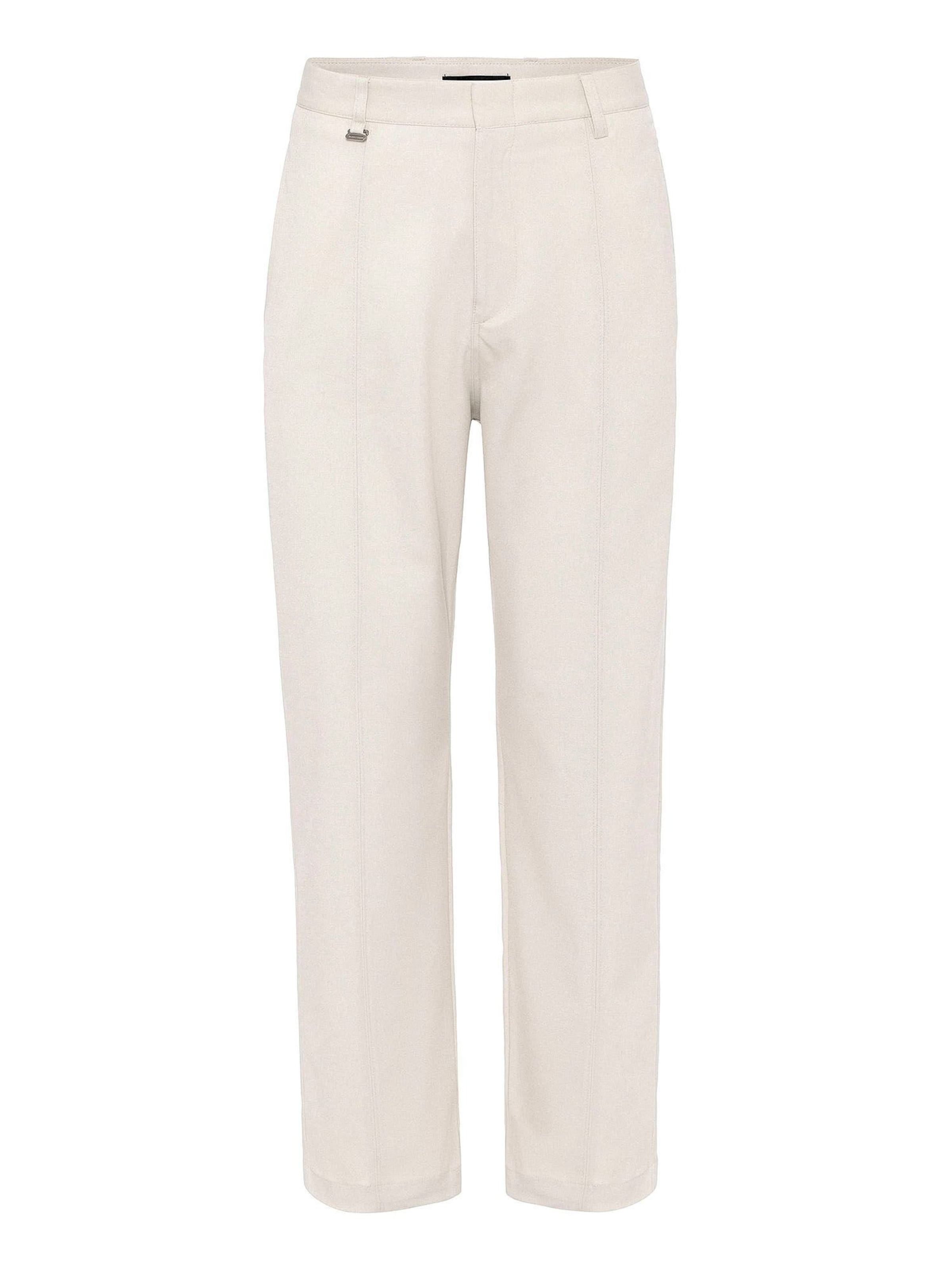Regular Pantalon à plis Antioch en beige : devant
