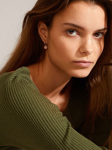 Boucles d'oreilles 'Chayenne' Pilgrim en or : devant
