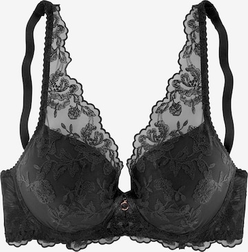 LASCANA Bra in Black: front