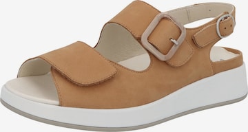 SOLIDUS Sandale 'Hannah' in Beige: Vorderseite