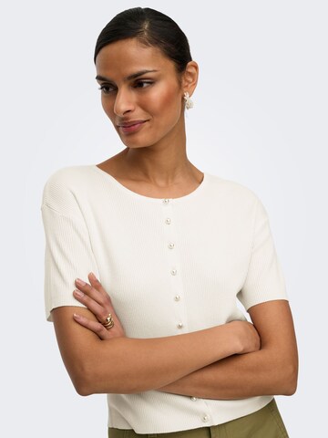 JDY Gebreid vest 'JDYGaby' in Wit