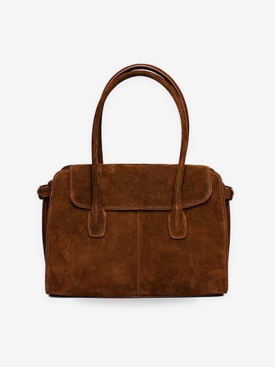 Borsa a mano 'Loretto' in 33 cm x 23 cm x 11 cm Latalia di colore cioccolato, Visualizzazione prodotti