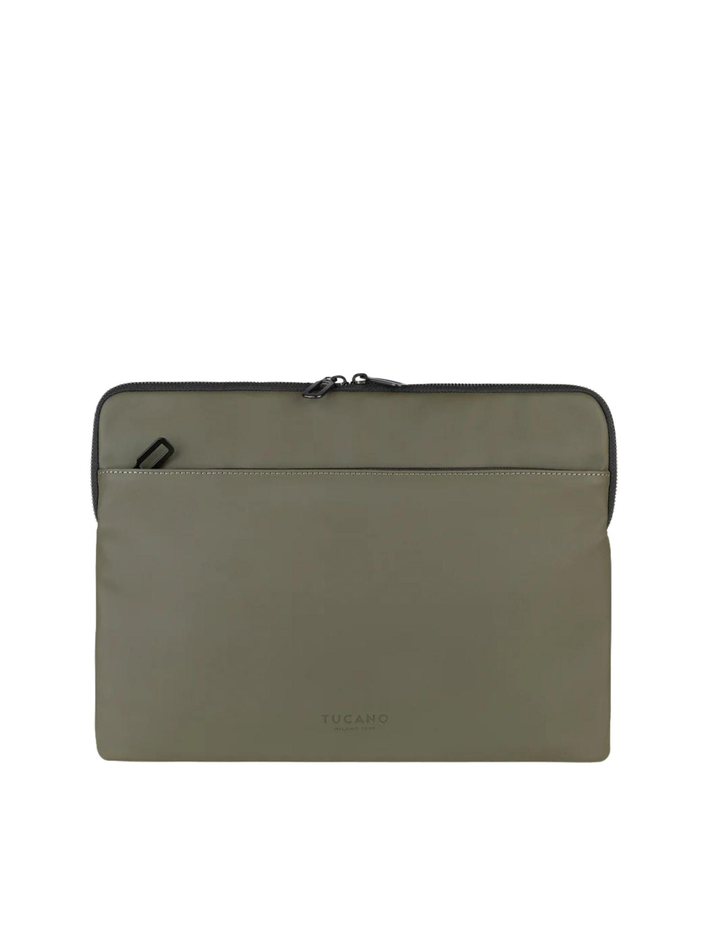 TUCANO Datorväska 'TUCANO GOMMO SLEEVE 15.6" BORSA' i grön: framsida
