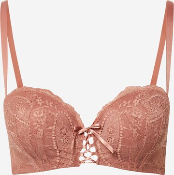 LingaDore Balconette Bra in Pink: front