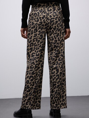 STREET ONE Wide leg Trousers in Brown