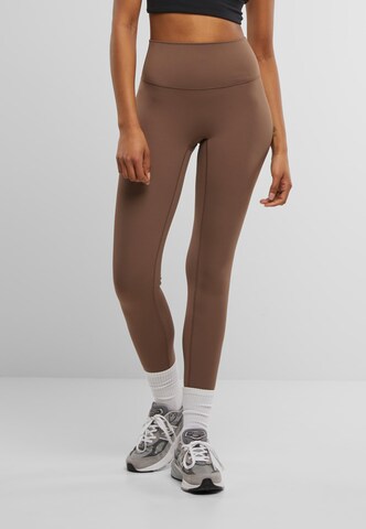 Urban Classics Skinny Leggingsit värissä ruskea: etupuoli