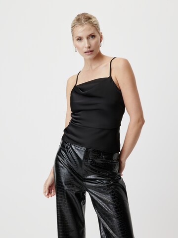 Haut 'Valentina' LeGer by Lena Gercke en noir : devant