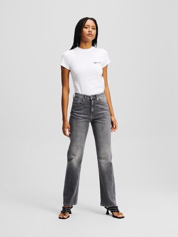 KARL LAGERFELD JEANS Regular Jeans in Grijs: voorkant