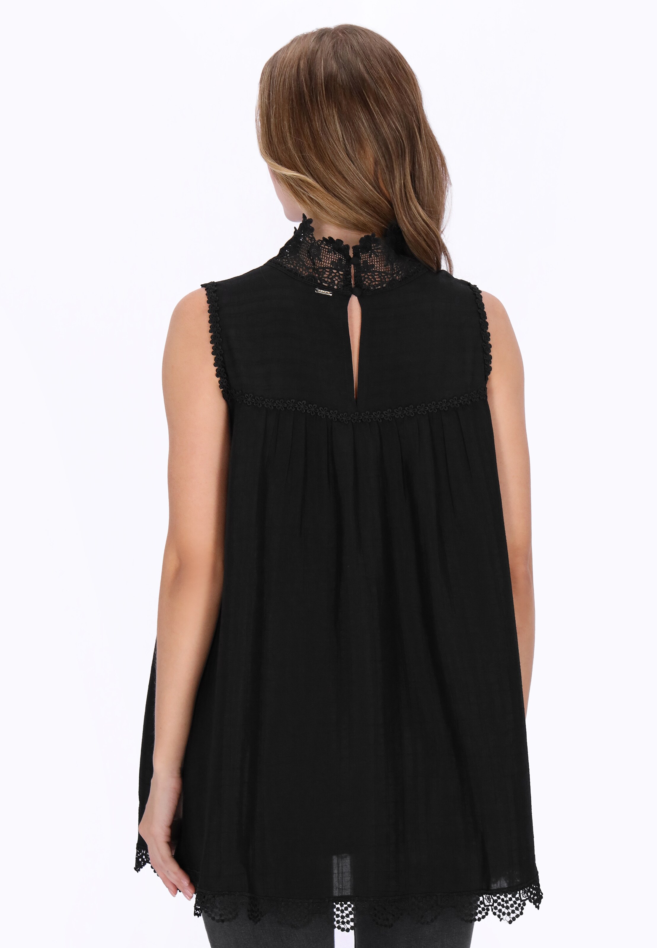 Haut DreiMaster Vintage en noir