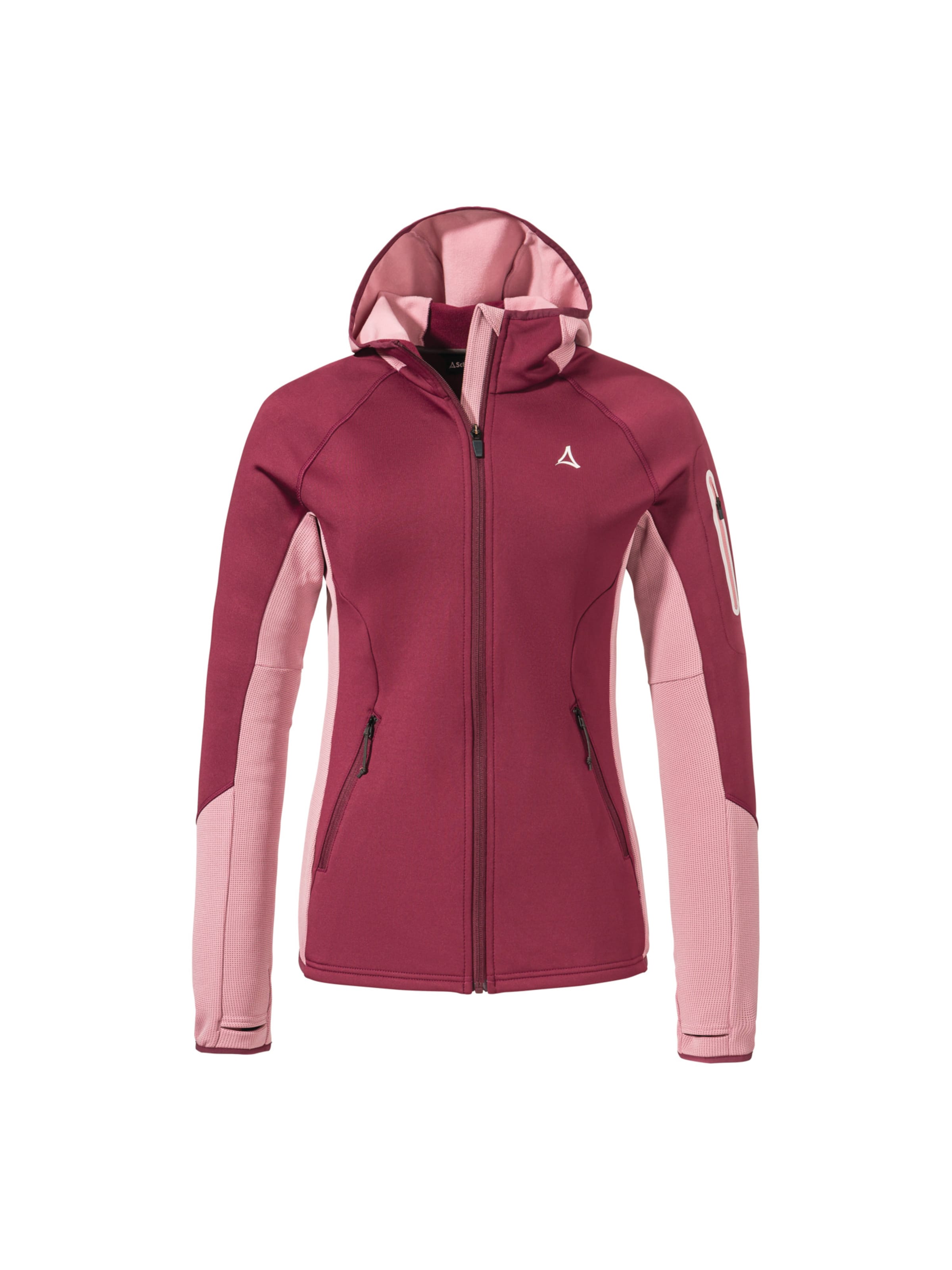 Veste en polaire fonctionnelle 'Lodron' Schöffel en rose : devant
