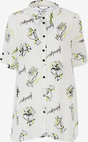 HELMIDGE Blouse in White: front