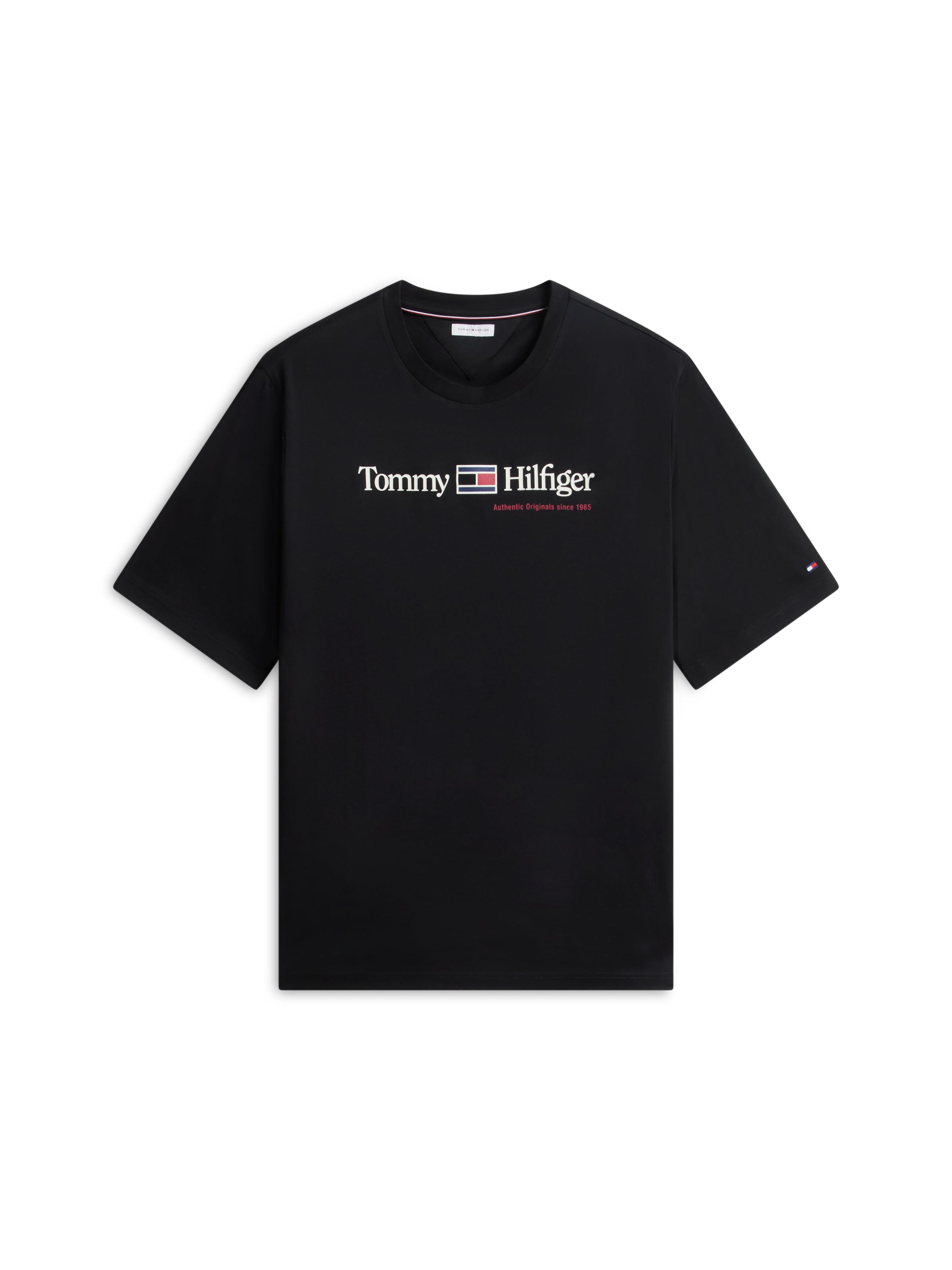 Tommy Hilfiger Big & Tall Shirt in Schwarz: Vorderseite