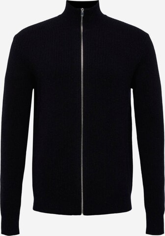 Bertoni Knit Cardigan 'Anker' in Black: front