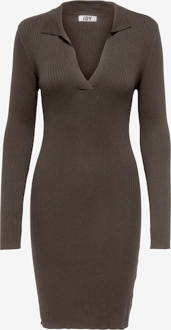 JDY Gebreide jurk 'Plum' in Bruin: voorkant