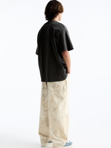Pull&Bear T-Shirt in Schwarz