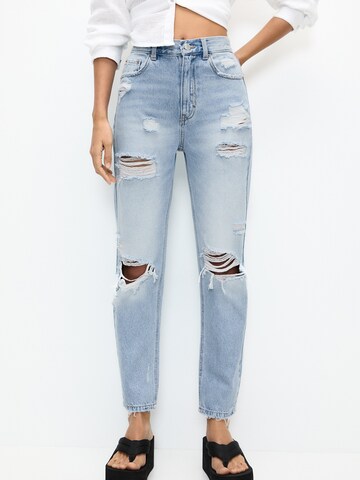 Pull&Bear Regular Jeans in Blau: predná strana