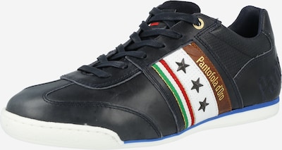 PANTOFOLA D'ORO Platform trainers in Cobalt blue / Green / Dark red / White, Item view