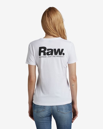 G-Star RAW T-shirt 'Nysid' i vit