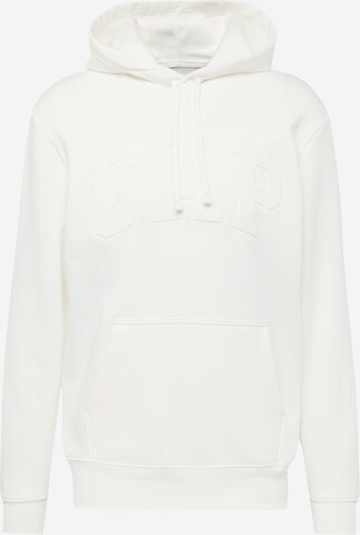 GAP Sweatshirt 'HERITAGE NOVELTY' i vit: framsida