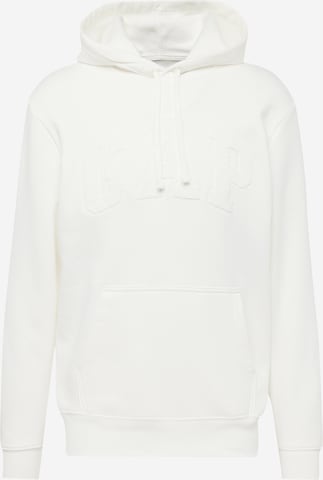 Sweat-shirt 'HERITAGE NOVELTY' GAP en blanc : devant