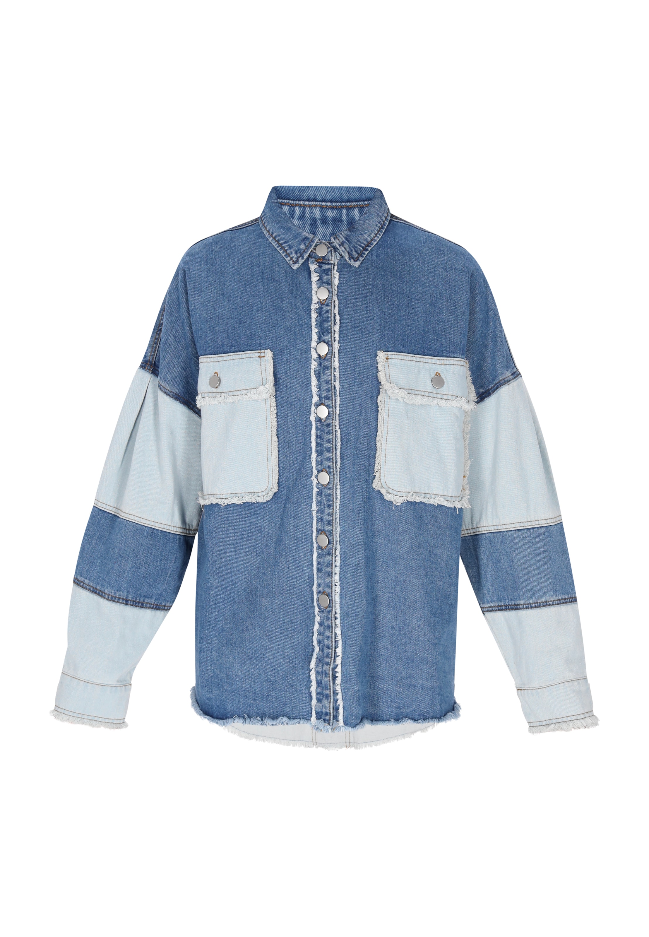 NALLY Between-season jacket in Blue: front