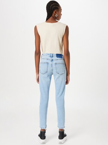 Coupe slim Jean 'ERICA' ONLY en bleu