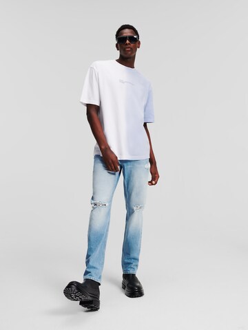 KARL LAGERFELD JEANS Tapered Jeans i blå