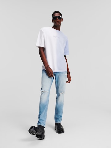 KARL LAGERFELD JEANS Tapered Jeans i blå