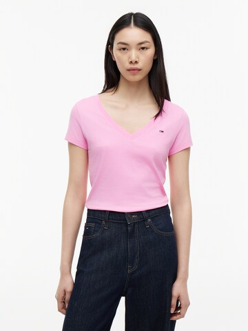 Tommy Jeans T-shirt i beige: framsida