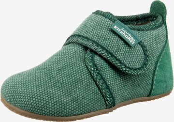 Living Kitzbühel Slippers in Green: front