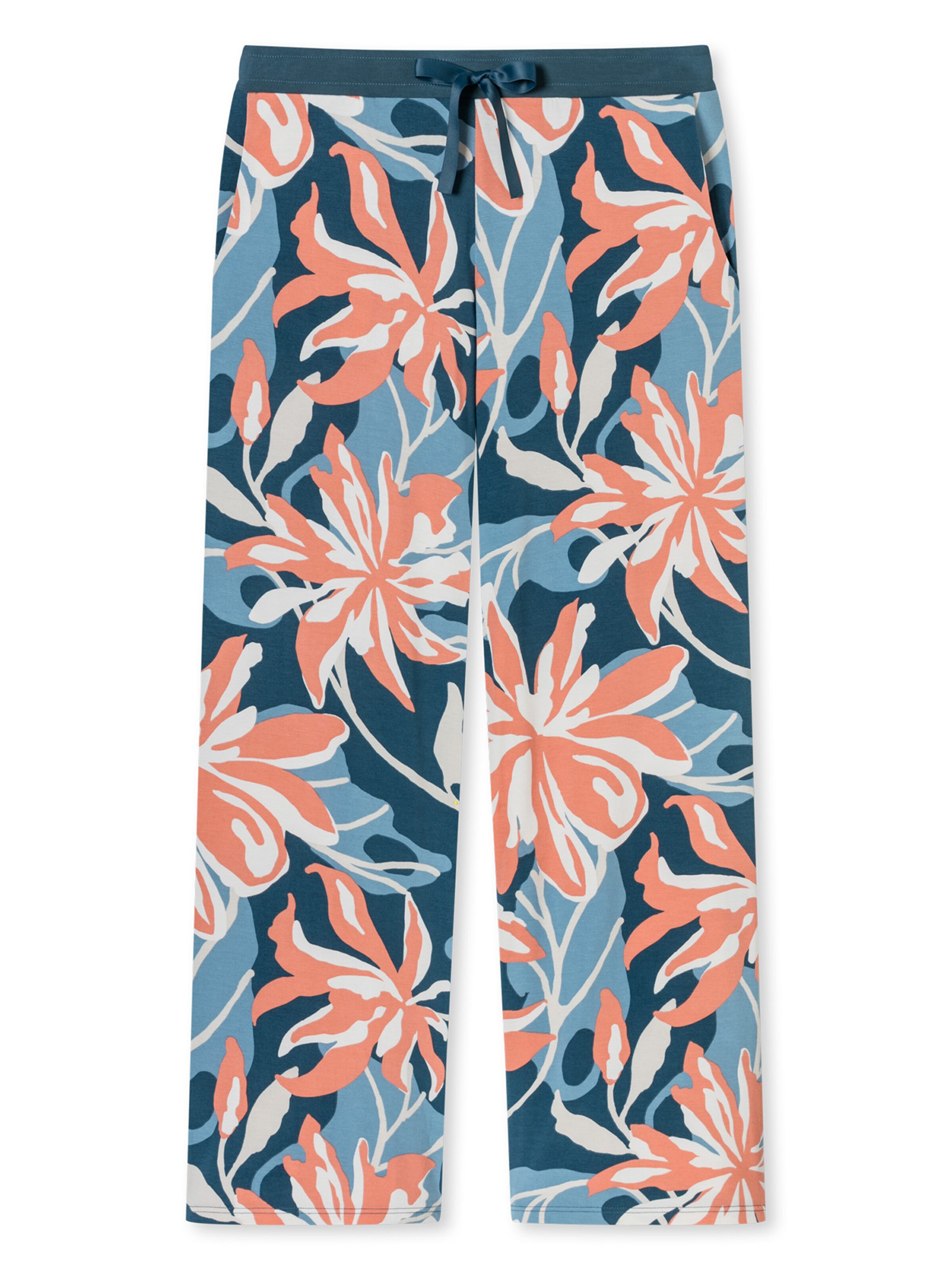 SCHIESSER Pyjamahose ' Mix & Relax ' in Blau: Vorderseite