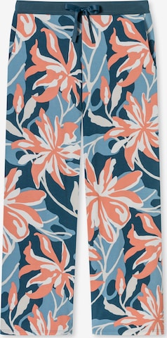 SCHIESSER - Pantalón de pijama ' Mix & Relax ' en azul: frente
