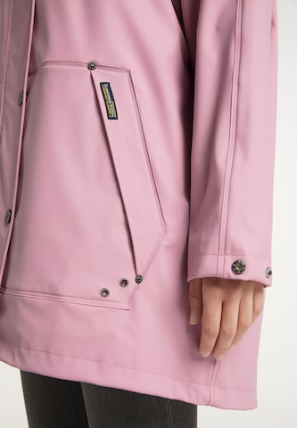 Schmuddelwedda Toiminnallinen pitkä takki värissä vaaleanpunainen