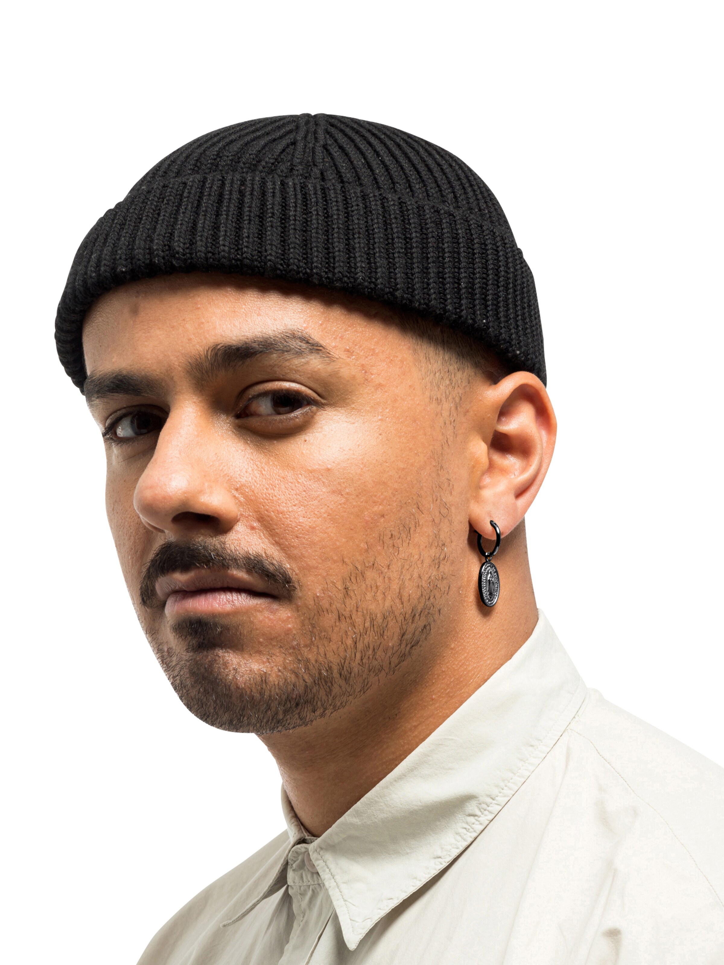 Heideman Oorbel 'Diego' in Zwart