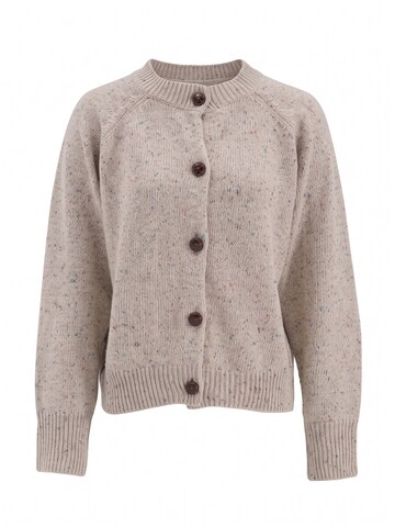 TorWeit Strickjacke 'Natural Speckled Cardigan'‌‌‌‌‌‌‌‌ in Grau: Vorderseite