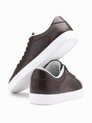 Ombre Sneakers laag in Bruin